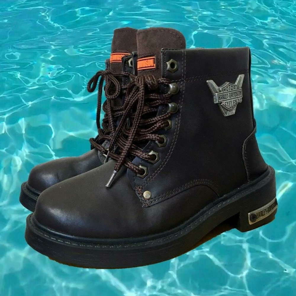 Harley Davidson vintage brown work boots 37 euro